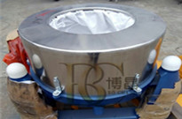 離心(xin)脫水(shui)機加濾(lv)佈(bu)袋之(zhi)后正常反應(ying)