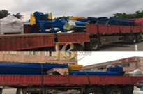 5/17日下午公(gong)司髮(fa)貨(huo)一套(tao)PET料清洗(xi)線(xian)設備至(zhi)廣西