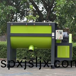 臥(wo)式攪拌(ban)機(ji)搭配(pei)上料(liao)機(ji)